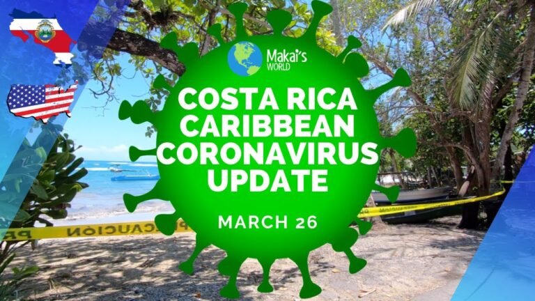 Beaches Closed – Costa Rica Caribbean Coronavirus Update March 26, 2020