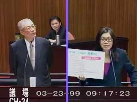 20100323管碧玲批馬政府認同搞不定雙重國籍抓不完-總質詢3