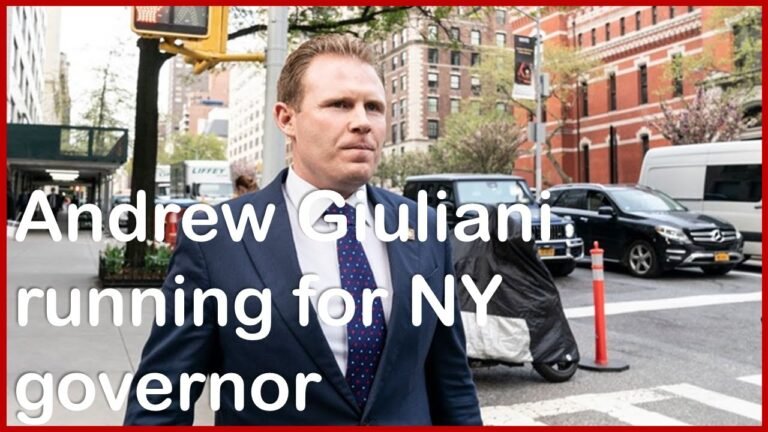 Andrew Giuliani's PROPOSALS to REACH the GOVERNOR of New York