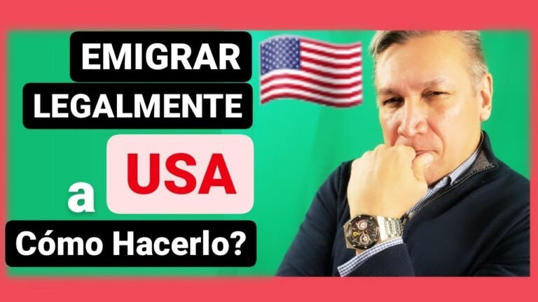 CÓMO EMIGRAR A ESTADOS UNIDOS LEGALMENTE EN 2021| Migración