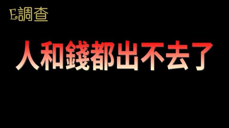 E調查：護照簽證機場當面註銷，跨境匯款銀行當即駁回，全面閉關鎖國近在眼前，逃出去就是人生贏家！【CC字幕】