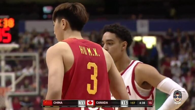 中国男篮蓝队vs加拿大男篮 全场录像| 18.6.24