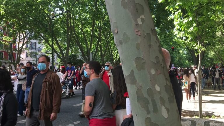 葡萄牙🇵🇹自由日｜2021康乃馨革命47周年纪念日•里斯本自由大道现场 ｜Revolução dos cravos ｜425革命