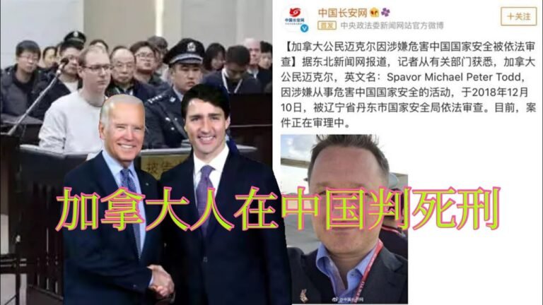 两名加拿大国籍人员在中国判刑，一人判S刑，一人判11年有期徒刑。