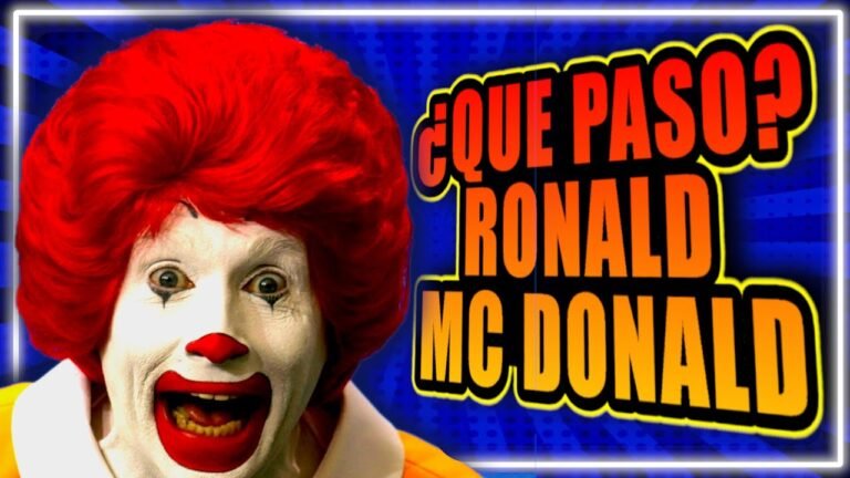 Que Paso con Ronald McDonald El Payaso De McDonald's ? 🍔