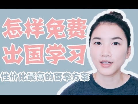 【出国攻略】怎样免费出国学习？| 留学方式性价比大比较