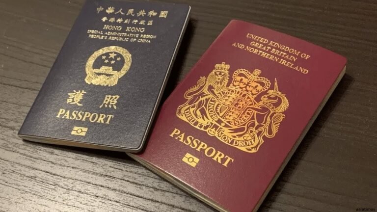 中国 香港人のパスポートを無効化 英国海外市民が標的に