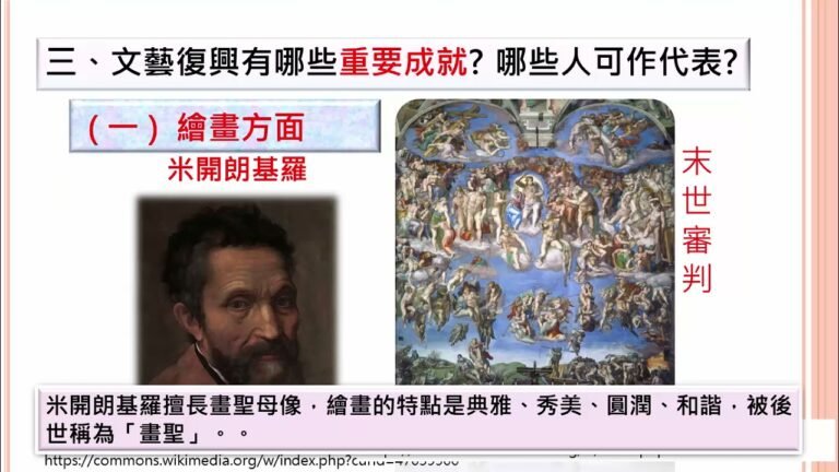 高中歷史 文藝復興