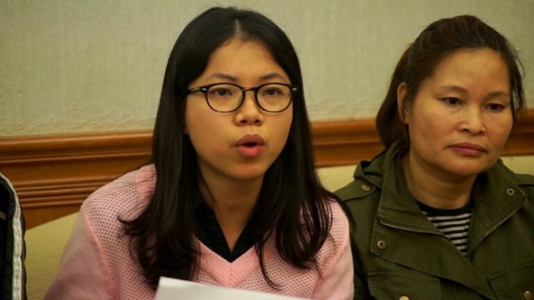 「20161212「國籍法修法三讀爭議法案強行通過，移民人權仍待改革」記者會。佩香發言