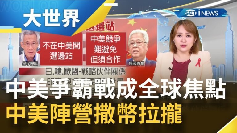 印太地區中美爭霸戰成全球焦點！ 東協躋身第四大經濟體與各國皆戰略夥伴關係 中美陣營撒幣拉攏其他國｜主播 王志郁｜【大世界新聞】20211129｜三立iNEWS