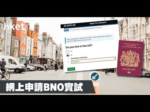 網上申請BNO有咩步驟？記者實試！（2019年8月30日）