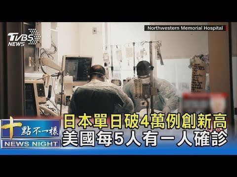 日本單日破4萬例創新高 美國每5人有一人確診｜十點不一樣20220119