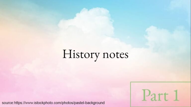 KSSR Standard 6 History notes | Part 1 | Mandarin | Unit 1-3 | [Beanie 030]