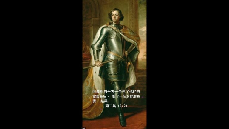 彼得大帝 | Peter The Great | 2/2｜俄罗斯的千古一帝休了他的白富美皇后， 娶了一个女俘虏为妻， 结果…