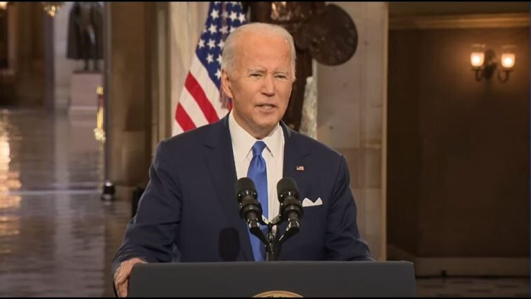 拜登: “中国打赌美国的民主会失败! 他们说民主太慢了!” 实时翻译 2022.01.06