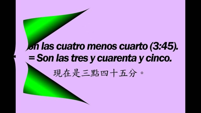 西班牙文會話班: 學西班牙語，我們去旅行:時間篇(1) – 比恩語文.mp4