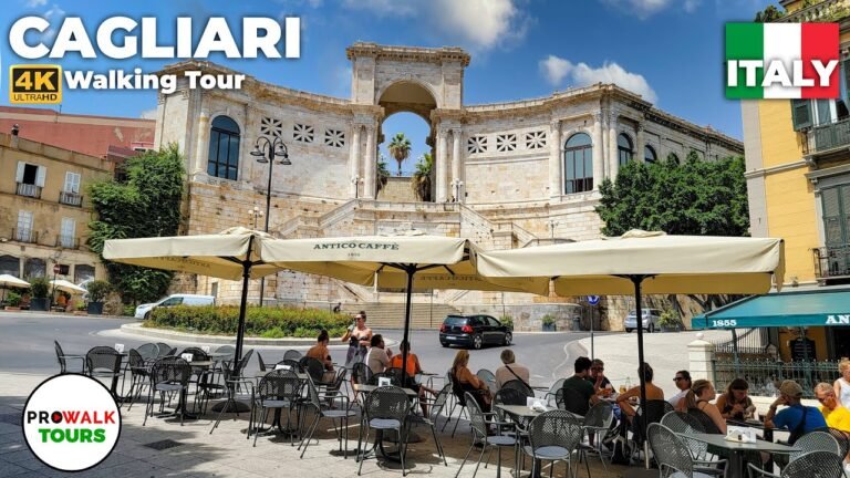 Cagliari, Sardinia Walking Tour – 4K – with Captions [Prowalk Tours]