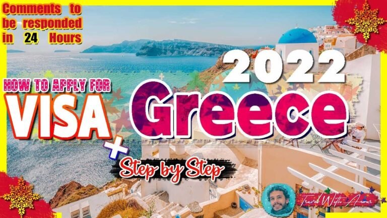 Greece Visa 2022 | step by step | Europe Schengen Visa 2022 (Subtitled)