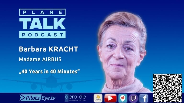 planeTALK | Barbara KRACHT, Madame AIRBUS "40 years in 40 minutes" (24 subtitle-languages)