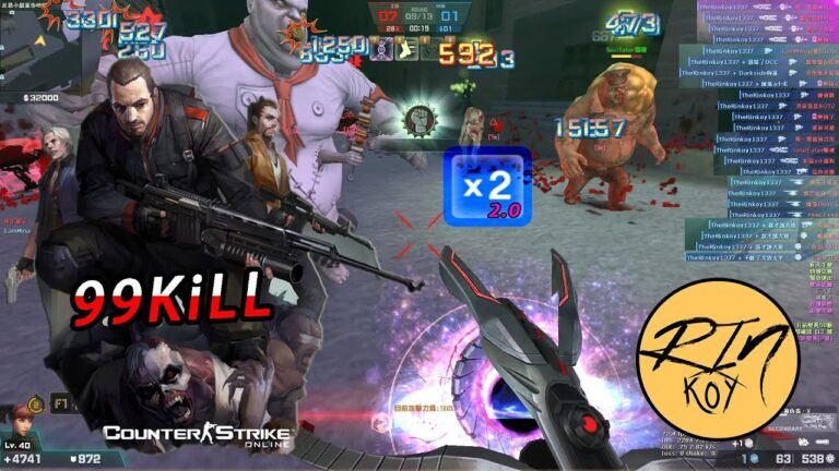 【Rinkoy】人類之救星〃英雄登場實戰超神屠房！瘋狂虐殺殭屍連續兩局90殺以上！｜完美的四件套打法！殭屍只有挨打的份XD！！｜【CSO 英雄虐殺殭屍系列】