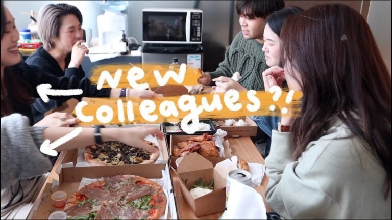 VLOG | 終於盼到新同事🍕 +久違的office拌嘴日常/超簡單一人份韓式部隊鍋🇰🇷 & 買不到菜的悲傷/用行動支持前同事的職涯發展🍪