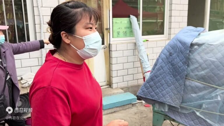 河北90后女老板今天没猪肉卖，网友人山人海排队等候，发生了什么