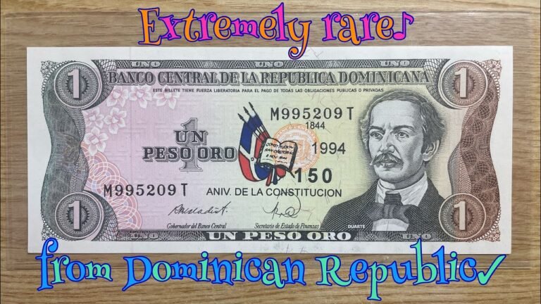 多米尼加共和国宪法诞生150周年纪念钞（Dominican Republic 1 Peso Oro commemorative banknote）