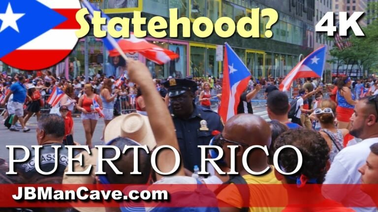 PUERTO RICO Commonwealth Independent or Statehood Caribbean 4K JBManCave.com