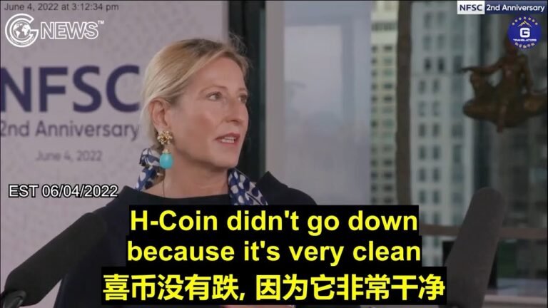 【新中国联邦2周年】06/04/2022 摩根夫人：喜币非常干净。 这就是为什么数字货币价格大跌时，喜币的价格很稳定