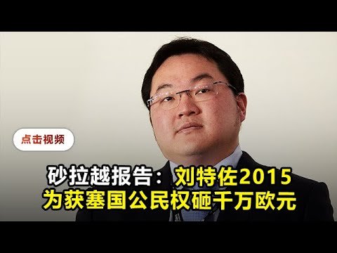 砂报告：刘特佐妻子为申请塞国公民权付中介350万