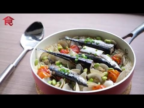 秋刀魚番茄Paella  [飲食男女 日籍料理達人Kei San食譜 backup]