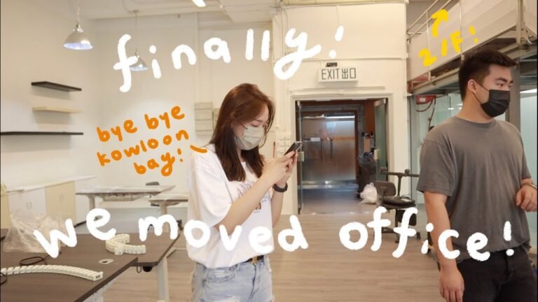掰掰九龍灣! 我們搬office啦📦/公司的新階級制度?🤫/有驚無險的PCR驚魂記👾/回台灣前的生活碎片🌼