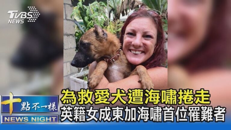 為救愛犬遭海嘯捲走 英籍女成東加海嘯首位罹難者｜十點不一樣20220118