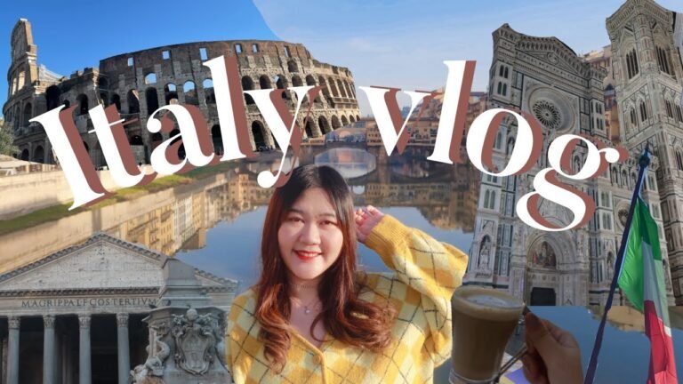 Italy vlog pt1 | 佛羅倫斯, 羅馬競技場, 古羅馬廣場, 烏菲茲美術館, 聖母百花大教堂 | meet MelanieMa