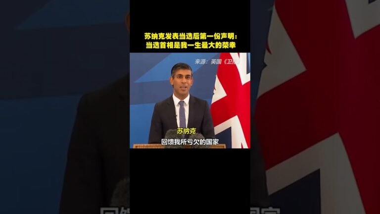苏纳克当选英国保守党党首 英国将迎来“80后”印度裔首相
