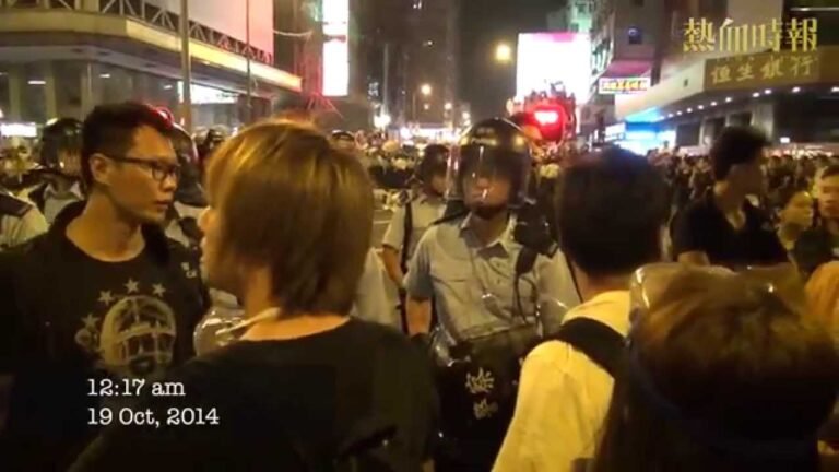 2014年,10月19號, 旺角淩晨：警察胡亂打人事件, 記錄真相！