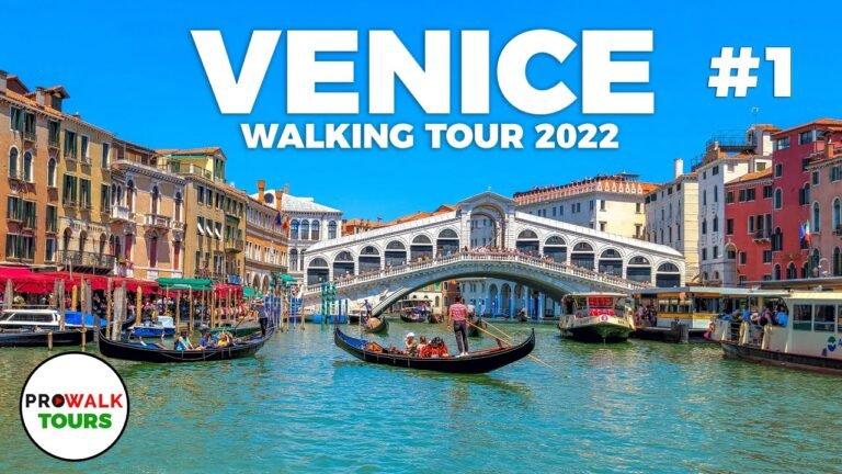 Venice, Italy Walking Tour 2022 – 4K 60fps PART 1 – with Captions