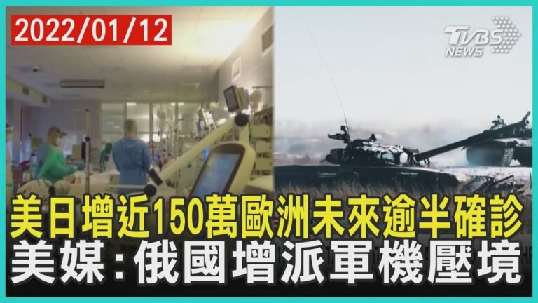 美日增近150萬歐洲未來逾半確診 美媒:俄國增派軍機壓境 | 十點不一樣 20220112