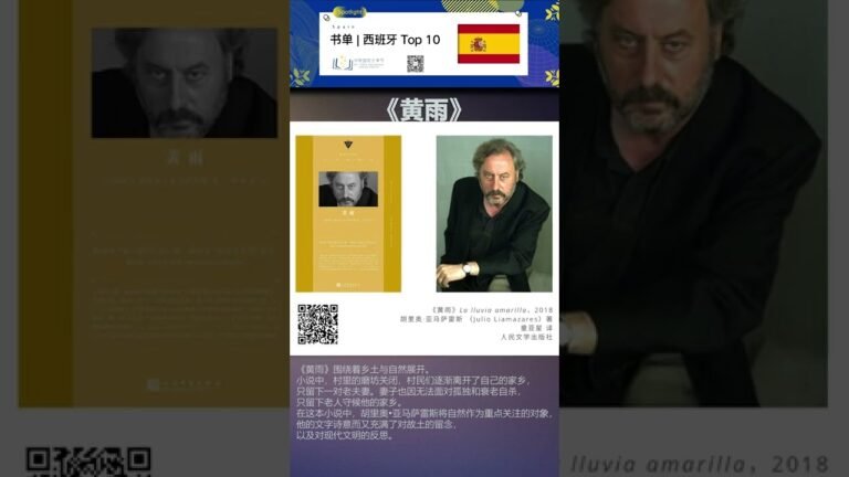 书单 | 西班牙 Top 10 文学佳作中译本